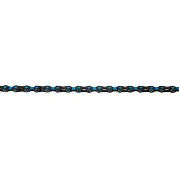 Řetěz na kolo Řetěz KMC DLC12 černo-modrý 126čl. BOX