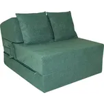 Fimex Rozkládací křeslo - matrace pro hosty Comfort zelené 70x200x15 cm