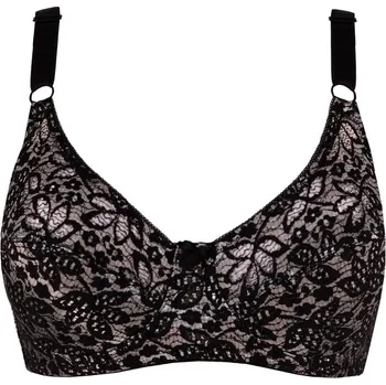 Podprsenka Stefanie polovyztužená podprsenka s kosticemi 9016 110D černá