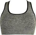 Daisy Nur Die bezešvá zpevňující podprsenka na sport S tmavě šedá