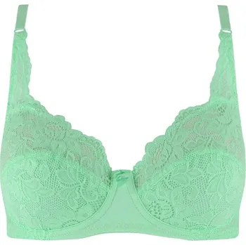 Podprsenka Jalen celokrajková podprsenka bez výztuže 9009 85D světle zelená