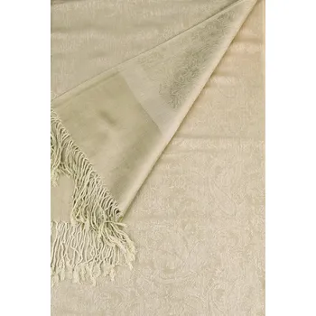 Šála UNI KAŠMÍROVÁ ŠÁLA BÉŽOVÁ 185 x 70 cm