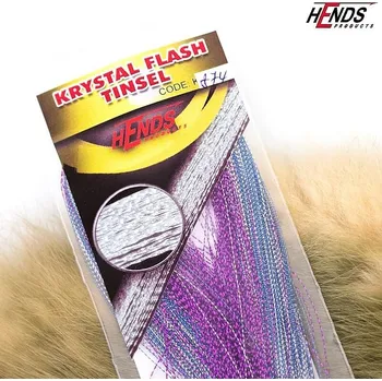 Umělá nástraha HENDS KRYSTAL FLASH TINSEL - FIALOVÁ - MODRÁ - STŘÍBRNÁ