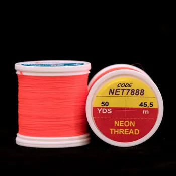 Umělá nástraha HENDS UV NEON THREAD OHNIVĚ ČERVENOORANŽOVÁ FLUO NET 7888
