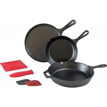 Pánev LODGE Třídílná sada litinových pánví