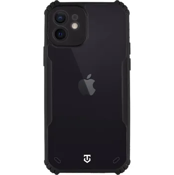 Tactical Quantum Stealth Kryt pro Apple iPhone 12 Clear/Black 8596311224362