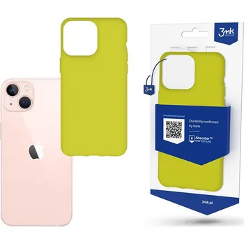 Pouzdro na mobilní telefon Odolný zadní kryt pro Apple iPhone 14 - 3mk Matt Case lime 5903108476461
