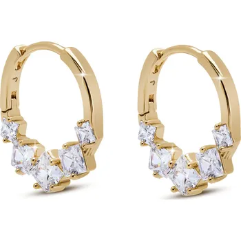 Náušnice biju Kruhové náušnice se zirkony 3360