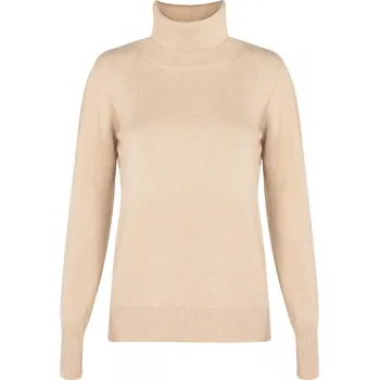 Merino-kašmírový rolák béžový XL / Béžová