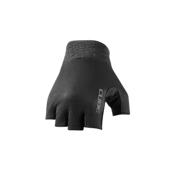 Cyklistické rukavice Cyklistické rukavice CUBE Gloves Performance short finger Barva: Černá, Velikost: XL