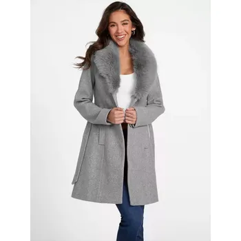 Dámská mikina GUESS dámský kabát Cheryl šedý M