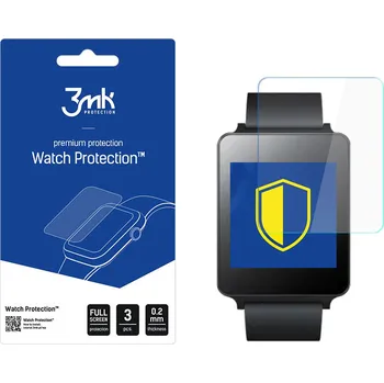 Elektronika 3mk Watch Protection FlexibleGlass Ochranné sklo pro LG G Watch Buddy W100 (3ks) 5901571184623