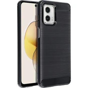 Pouzdro na mobilní telefon Pouzdro Forcell Carbon Case pro MOTOROLA G73 , černé