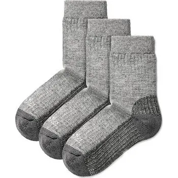 Pánské ponožky Vlnka 3 páry Merino ponožek se zdravotním lemem tmavě šedá velikost ponožek 39-42