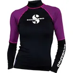 Dámské tričko Scubapro RASHGUARD JEWEL UPF50, černá/fialová Velikost: XS 65539100