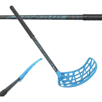 Florbalová hůl Fatpipe Core 33 Black/Baby blue Levá (levá ruka dole) 90 cm (= 101 cm)