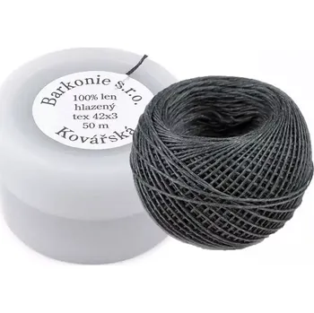 Nit Lněná nit šedá (Kovářská režná nit)