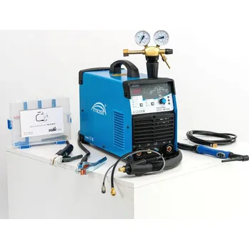 Svářečka Set svářečka Pontig 202 AC/DC MOST + hořák a startovací sada, RV a kabely