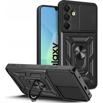 Pouzdro na mobilní telefon Tech-Protect | Tech-Protect Camshield Pro kryt na Samsung Galaxy A16 4G / 5G, černý