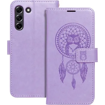 Pouzdro na mobilní telefon Forcell Pouzdro flipové MEZZO Book SAMSUNG S21 FE dreamcatcher purple 5903396157950