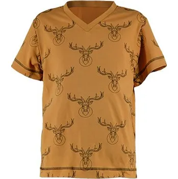 Elektronický střih / PDF dětské V-neck tričko-134-152