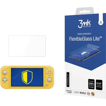 Hybridní sklo pro Nintendo Switch Lite 2019 - 3mk FlexibleGlass Lite™, 5903108520232