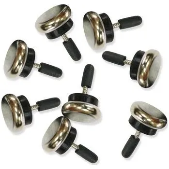 Nábytkové kování ADOBY Skluz s čepem kovový d24 - 8ks