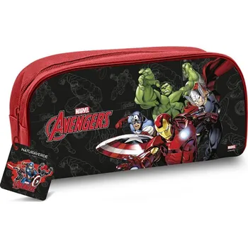 Marvel Avengers toaletní taška pro děti 1 ks + sprchový gel 100 ml + šampon 100 ml