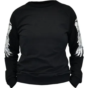 Elektronický střih / PDF dámská mikina s křídly, raglanový rukáv Angel-2XS-S