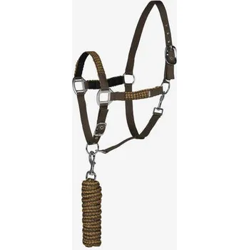 Ohlávka+vodítko Horze Chicago, Pony - Vínová