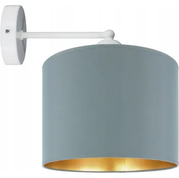 Nástěnné svítidlo Moderní nástěnné svítidlo šedé stínidlo 20cm, obývací pokoj, LED