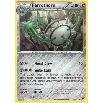 Sběratelská karetní hra Pokémon BKP 080/122 Ferrothorn - BreakPoint Stav: Excellent, Verze: NORMAL