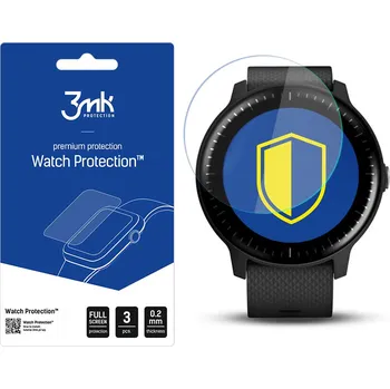 Příslušenství k chytrým hodinkám 3MK Watch Ochranná fólie pro Garmin Vivoactive 3 Music, (3ks), (5903108289306)