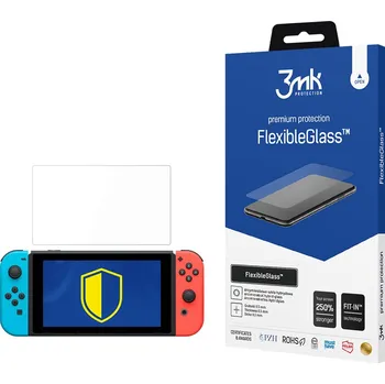 3MK Ochranné tvrzené sklo pro Nintendo Switch - 3mk FlexibleGlass™ (5903108002851)