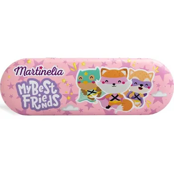 Kosmetická sada Martinelia My Best Friends oční stíny 6 ks + lesk na rty 6 ks + štětec 1 ks + plechový box 1 ks