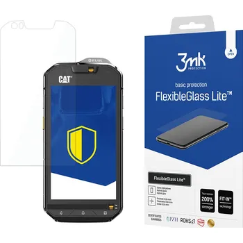 Telefonní příslušenství Hybridní sklo pro CAT S60 - 3mk FlexibleGlass Lite™ 5903108028721