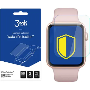 Příslušenství k chytrým hodinkám 3MK Watch Ochranná fólie pro Apple Watch 3 42mm, (3ks), (5903108214117)