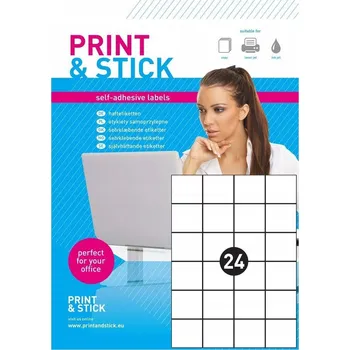 Samolepící etiketa Samolepicí etikety A4 24x (52,5 x 49,5 mm) - 100 listů