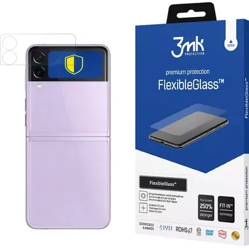 Hybridní tvrzené sklo pro Samsung Galaxy Z Flip 3 5G (Front) - 3mk FlexibleGlass™, 5903108462976