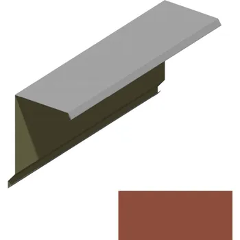 Ukončení pultové střechy RS360A-75 PU 50 MAX MM133 cihlová