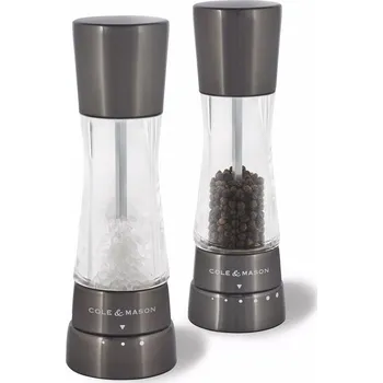 Mlýnek na koření Cole&Mason Sada mlýnků na sůl a pepř Derwent Gunmetal