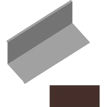 Střešní lemovaní Lemování ke zdi rovnoběžné s okapem RS250S-135 SP 25 2M295 hnědá