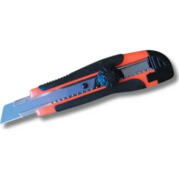 Dílna XT Nůž ulamovací pogumovaný, šroubová aretace | C60, 18 mm