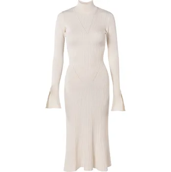 Dámské šaty Kašmírové šaty FLOWER S / Bílá