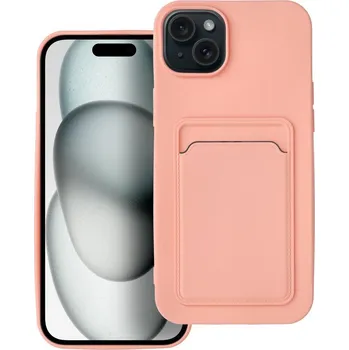 Pouzdro na mobilní telefon Pouzdro Forcell na mobil Card Case pro IPHONE 15 Plus pink