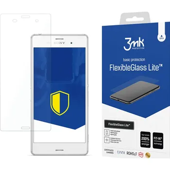 Hybridní sklo pro Sony Xperia Z3 - 3mk FlexibleGlass Lite™ 5903108029506