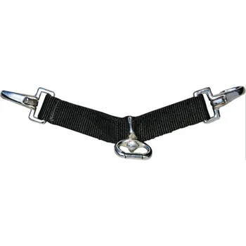 Lonžovací spojka nylon-HKM, Černá