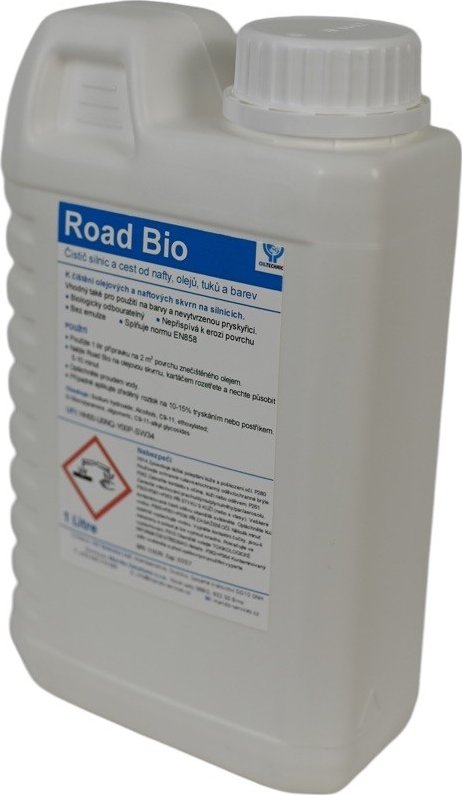 Road Bio - Čistič silnic - cest od nafty, olejů, tuků a barev 1 l