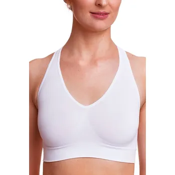 Podprsenka Racer back Bellinda bezešvá podprsenka XL bílá