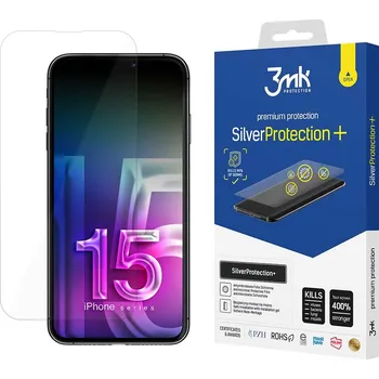 3MK SilverProtection+ Fólie antimikrobiální pro Apple iPhone 15 Plus, (5903108535380)